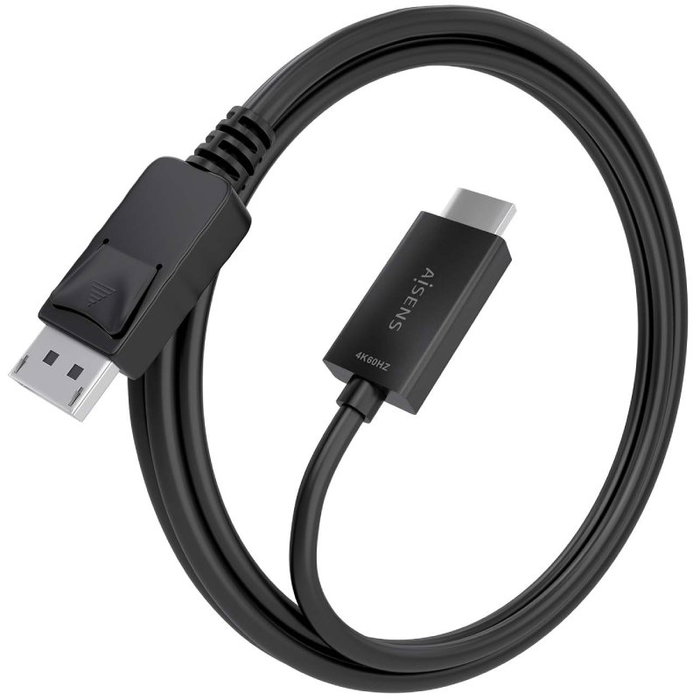 Aisens Cable Conversor DisplayPort a HDMI 4K@60Hz 2m Negro Aisens Cable Conversor DisplayPort a HDMI 4K@60Hz 2m Negro